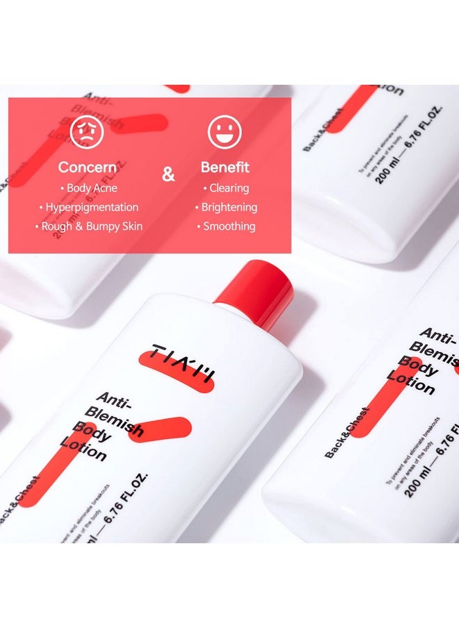 TIAM - Antiblemish Body Lotion Body Acne Treatment Bacne Great For Fighting Breakouts And Acne Scars Removal 6.76 Fl.Oz. - Image 1