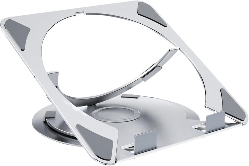 Adjustable Aluminum Laptop Stand for 13 14 15 16 17Inch Computers with Foldable Designs and Sturdy Laptop Stand with Cooling - Image 1