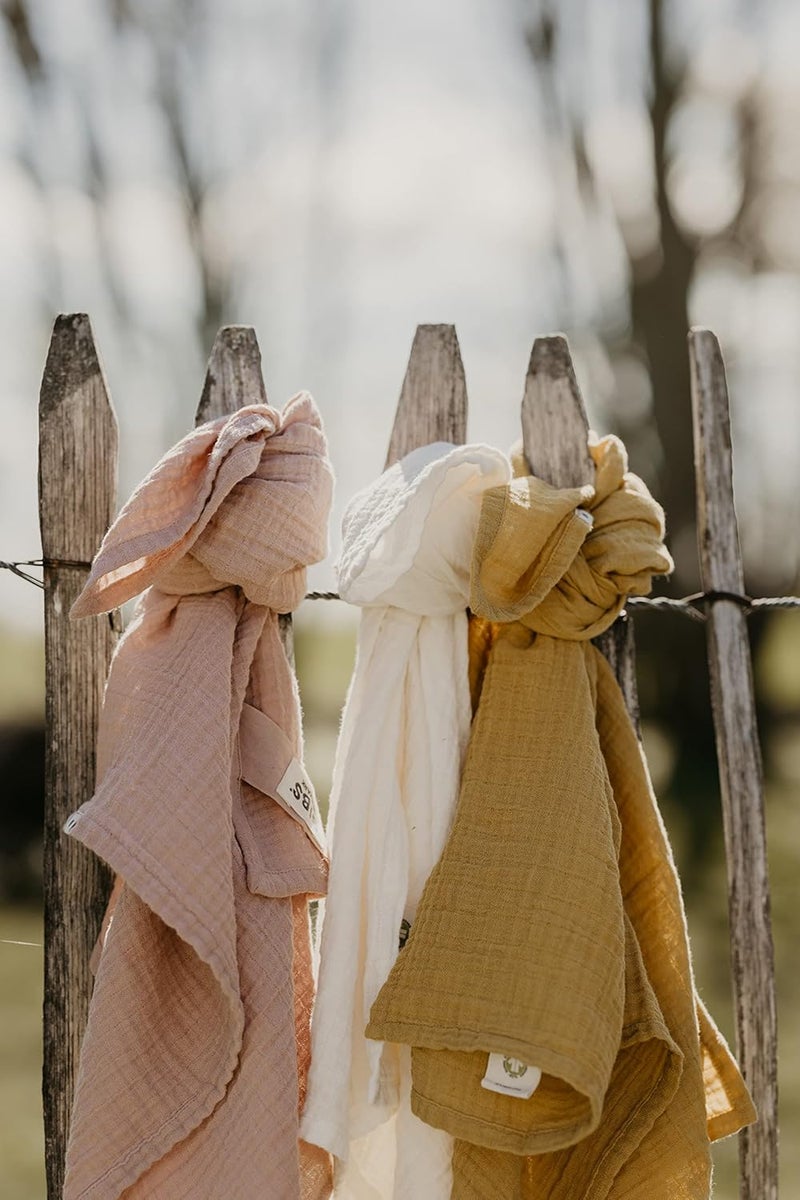 BIBS Organic Cotton Muslin Cloths - Pack of 2 - Image 4