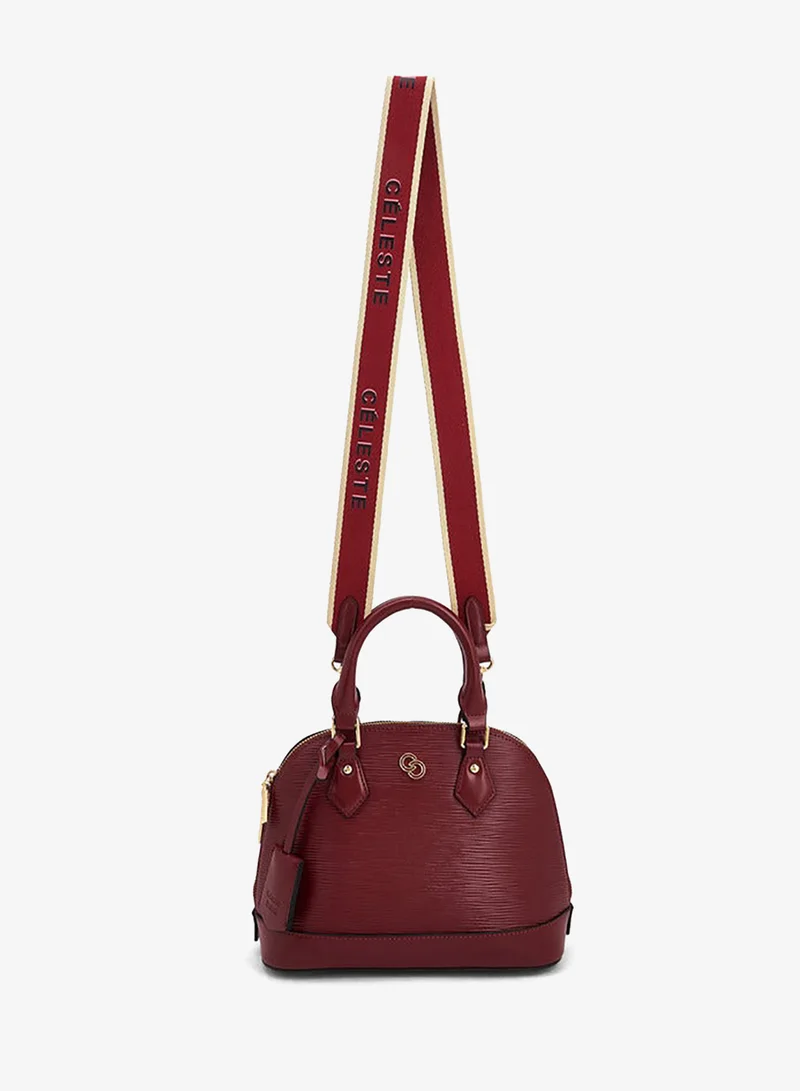 سيليست Textured Dome Bag With Detachable Strap