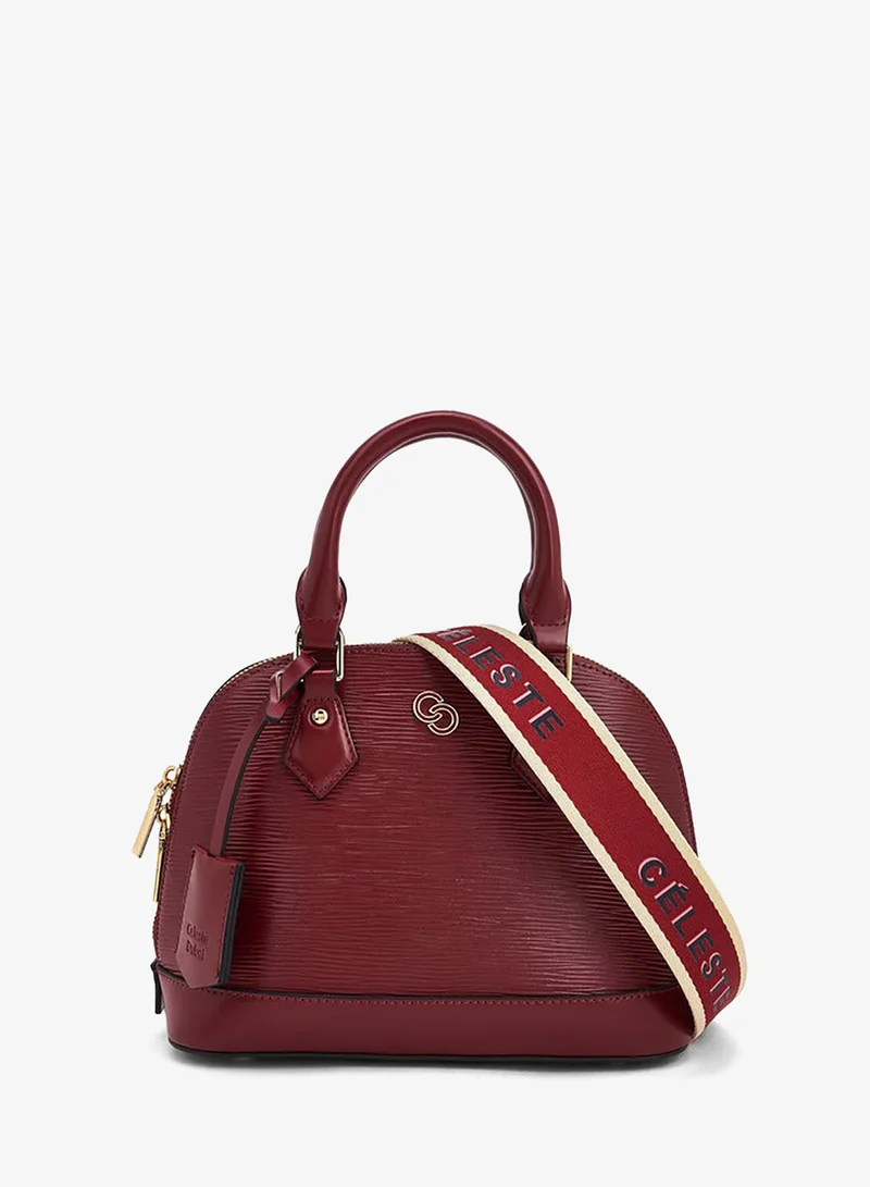 سيليست Textured Dome Bag With Detachable Strap