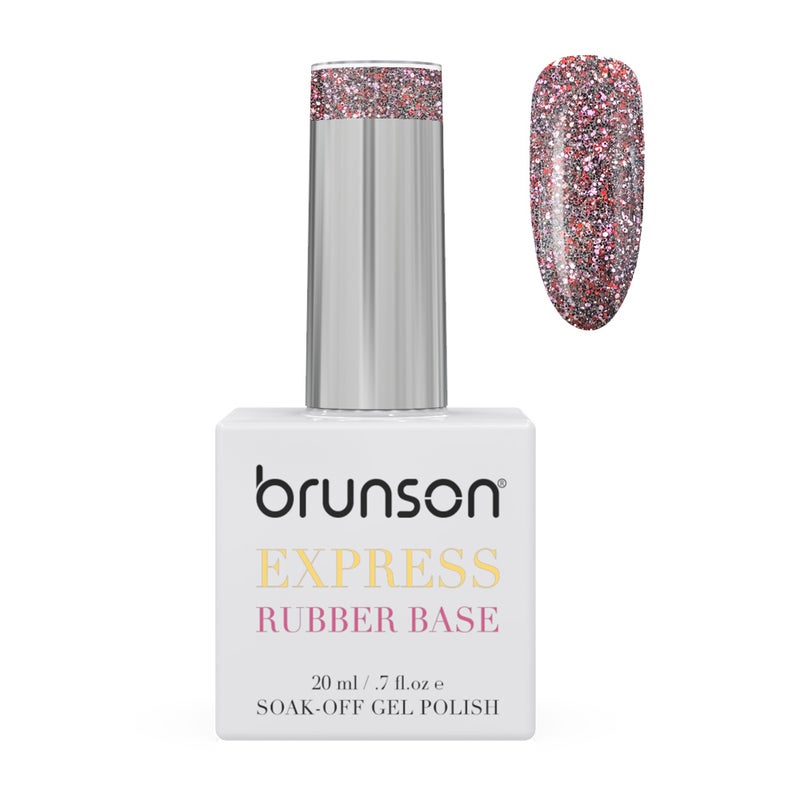 brunson TPO free Rubber Base Gel polish 20ml Soak Off Base Coat for Nail Strengthening Long Lasting Gel Polish Base for Chip Free Shine Brittle Nails UV Rubber base Russian manicure Non Yellowing salon manicure - Image 1