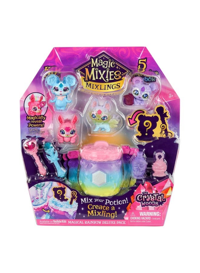 ماجيك ميكس تحتوي مجموعة Mixlings Magical Rainbow Deluxe على 5 Mixlings حصرية بقوة سحرية فريدة من نوعها بما في ذلك 1 Mystery Mixling للكشف عنه من مرجلها - Image 4