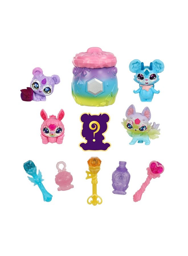 ماجيك ميكس تحتوي مجموعة Mixlings Magical Rainbow Deluxe على 5 Mixlings حصرية بقوة سحرية فريدة من نوعها بما في ذلك 1 Mystery Mixling للكشف عنه من مرجلها - Image 1