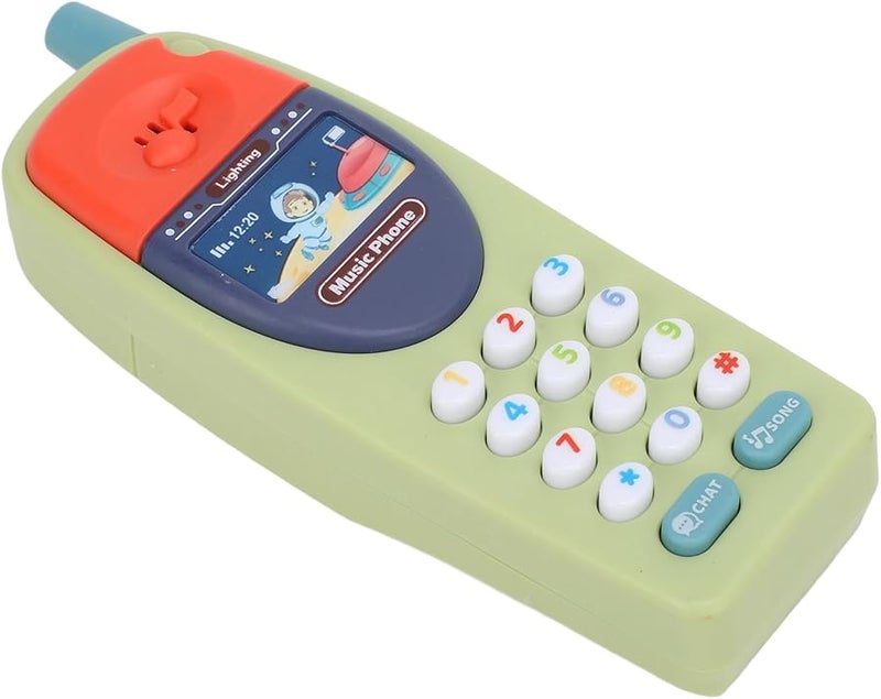 Keenso Educational Toddler Toy Phone With Music And Multiple Functions Green - Image 2