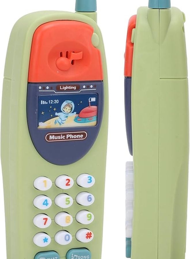 Keenso Educational Toddler Toy Phone With Music And Multiple Functions Green - Image 3
