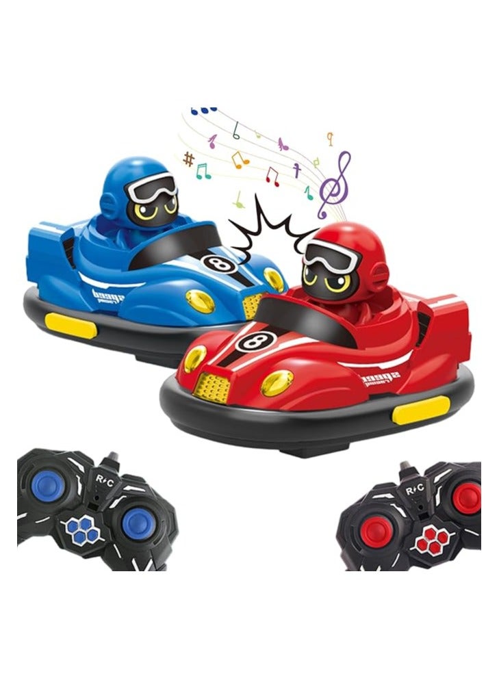 Kids Remote Control Car Toys Set, RC Race Vehicles Playset, Electronic Bump & Pop-up Game W/ 2 Figures, Cool Indoor Outdoor Birthday Gift 3 4 5 6 7 8-12 Years Old Kids Boy Child Teen  - Image 1