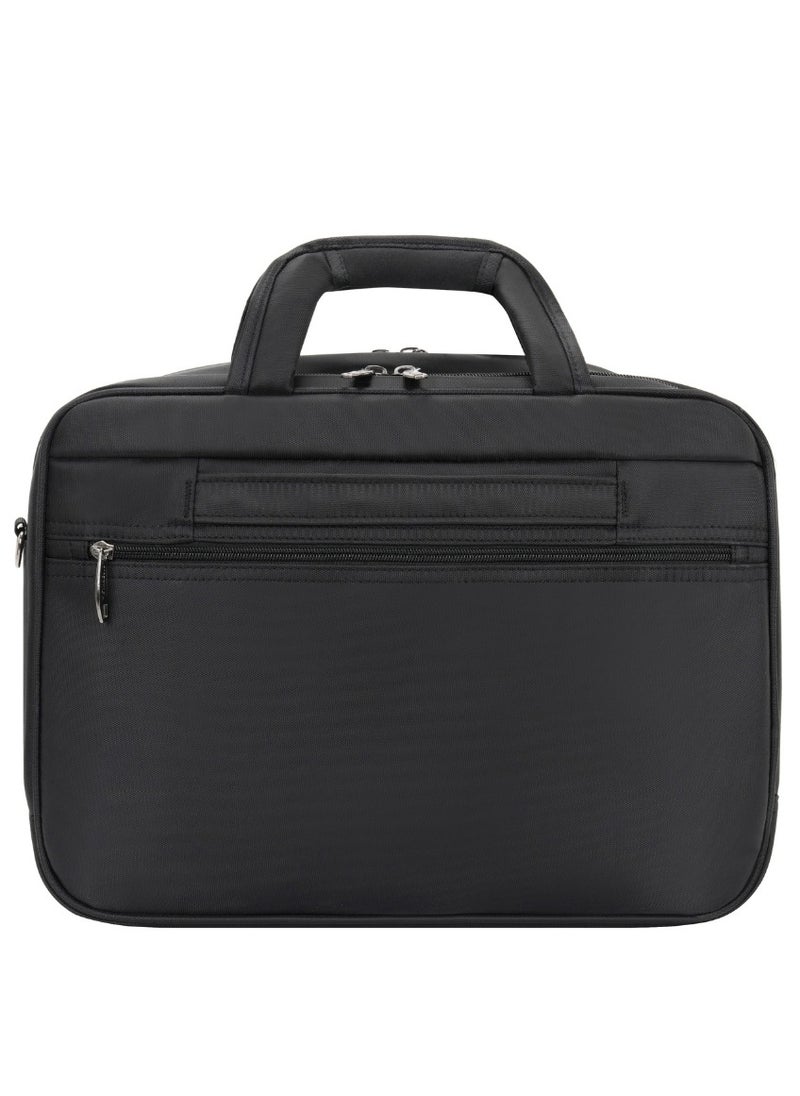 Stargold Laptop Bag, Premium 15.6" Business Briefcase With Multiple Compartments, Padded Shoulder Strap, And Water-Resistant Material, Black  - Image 2