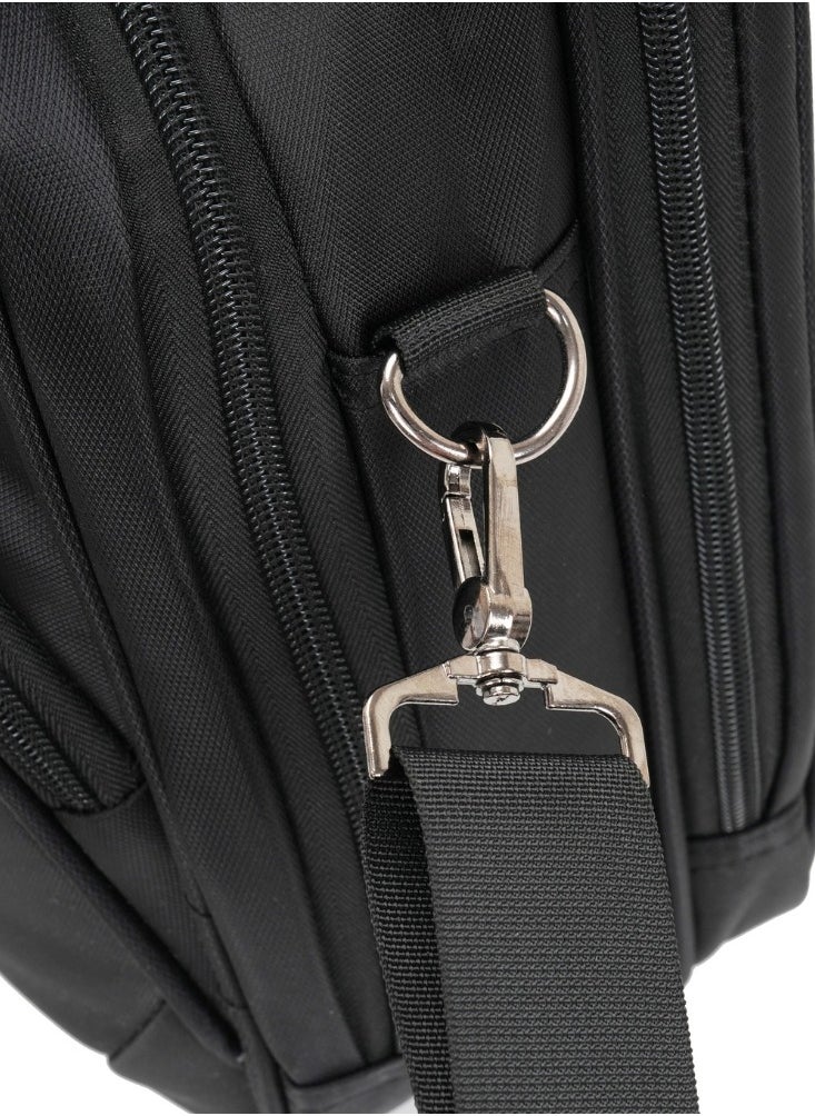 Stargold Laptop Bag, Premium 15.6" Business Briefcase With Multiple Compartments, Padded Shoulder Strap, And Water-Resistant Material, Black  - Image 4