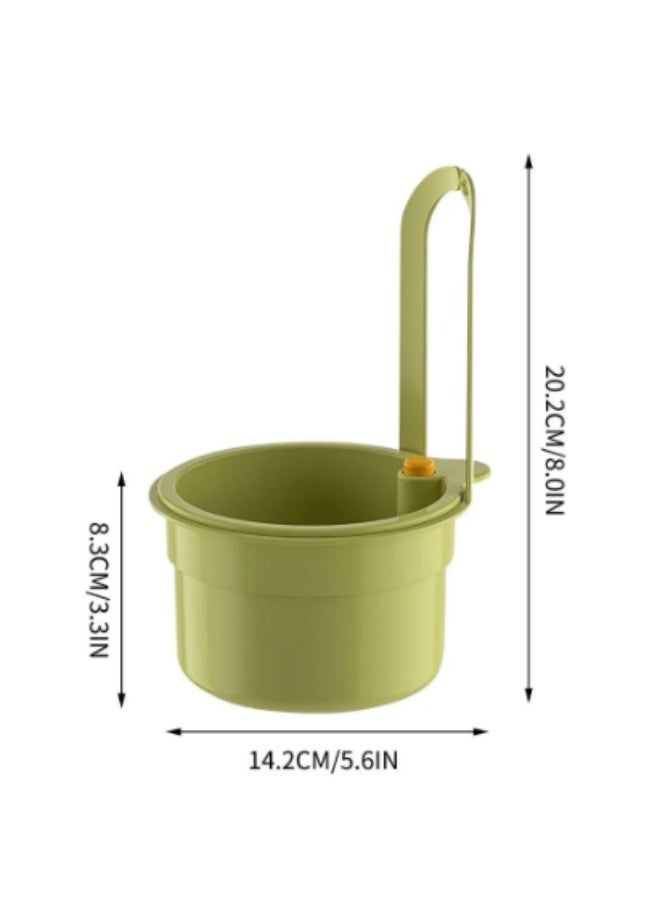 Automatic cleaning push type sink filter basket - automatic food waste drainage basket with detachable bottom, easy to install and remove, suitable for modern kitchen design, Push Drain Cover, Automatic Cleaning Filter, Push-Type Sink Accessory - Image 2