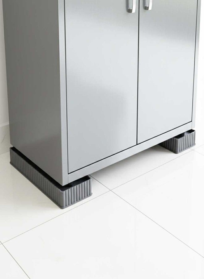 SAI PRASEEDA Multipurpose Almirah Stand | Grey | Appliance Stand Base | Suitable for Almirah, Fridge & Furniture - Image 5