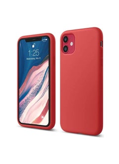 Generic Compatible with iPhone 11 Soft Silicone Back Case Cover Matte Finish Rubber Full Body Shockproof Protection Soft Microfiber Lining  - Image 1