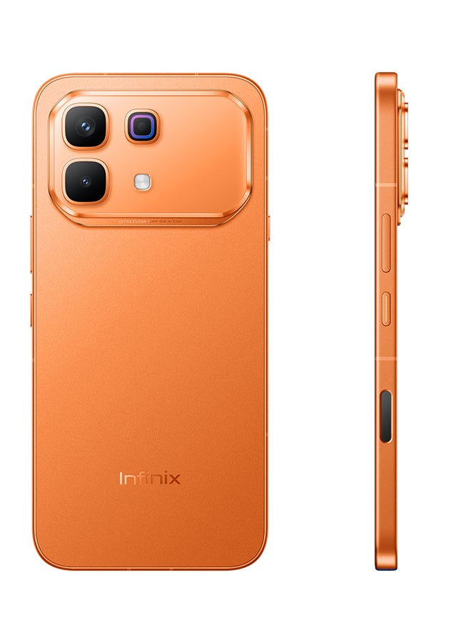 إنفينيكس هاتف Infinix Note 60 Pro ثنائي الشريحة 5G بسعة 12 جيجابايت RAM و256 جيجابايت باللون البرتقالي الشمسي - نسخة الشرق الأوسط - Image 3