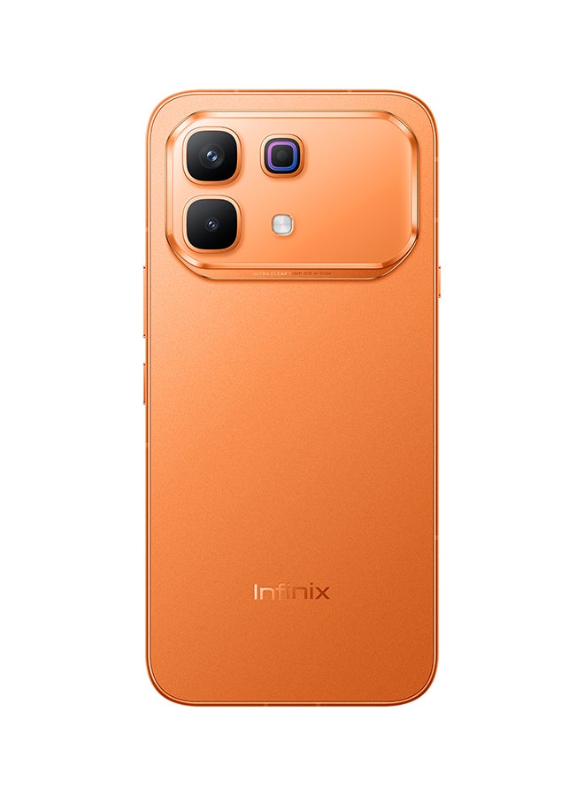 إنفينيكس هاتف Infinix Note 60 Pro ثنائي الشريحة 5G بسعة 12 جيجابايت RAM و256 جيجابايت باللون البرتقالي الشمسي - نسخة الشرق الأوسط - Image 2