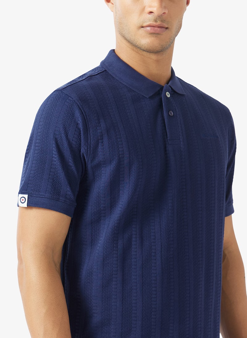 Ben Sherman Textured Knitted Polo - Image 3