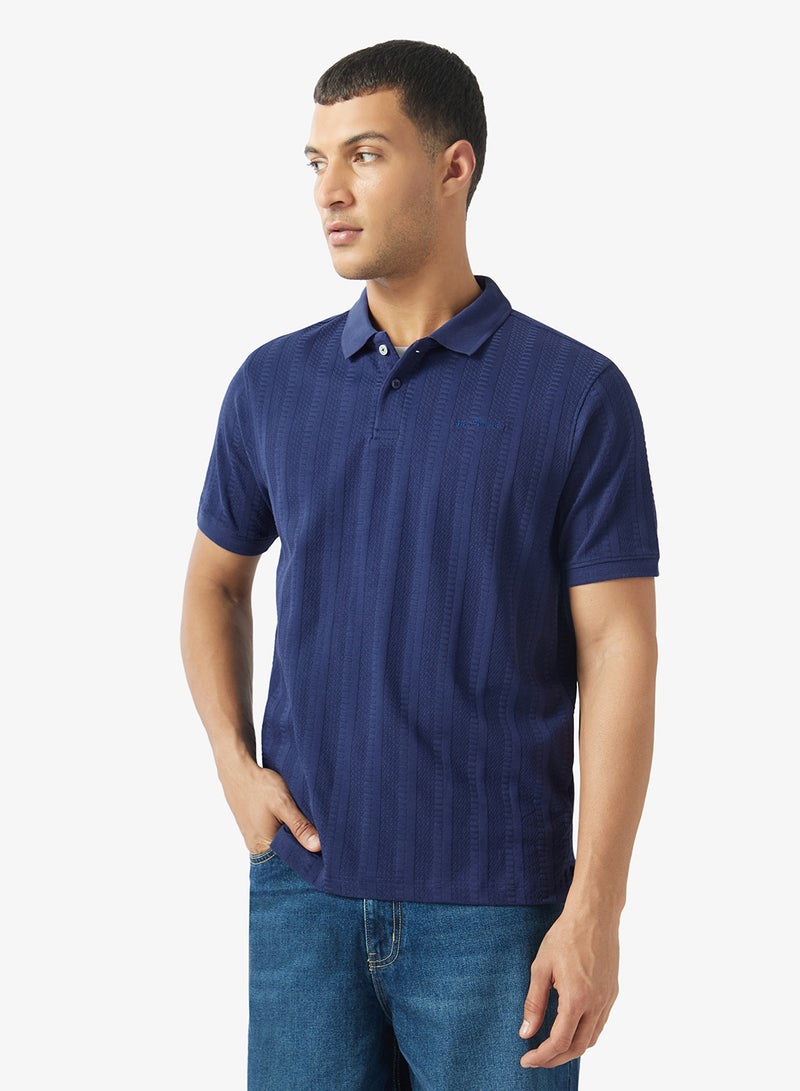 Ben Sherman Textured Knitted Polo - Image 1