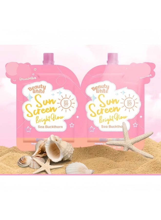 جلو واقي الشمس بيوتي وايت لإشراقة مشرقة SPF 50 PA+++ عبوة مزدوجة - Image 1