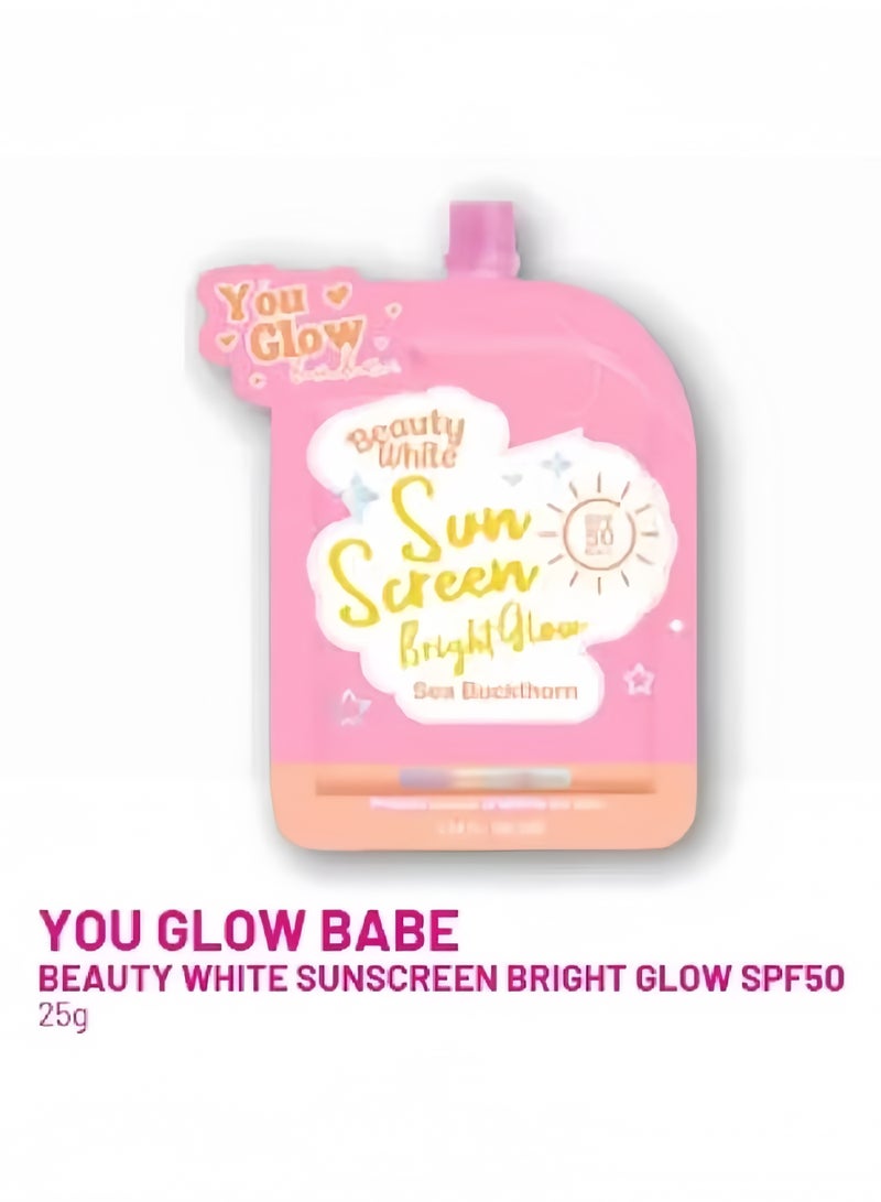 جلو واقي الشمس بيوتي وايت لإشراقة مشرقة SPF 50 PA+++ عبوة مزدوجة - Image 2