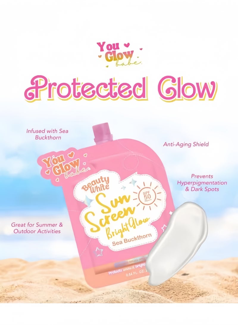 جلو واقي الشمس بيوتي وايت لإشراقة مشرقة SPF 50 PA+++ عبوة مزدوجة - Image 3