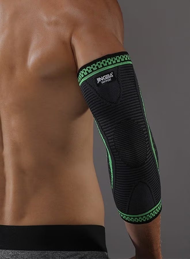 JINGBA SUPPORT Sports Elbow Compression Sleeve for Tennis Elbow and Tendonitis, Orthopedic Elbow Brace for Arthritis, Bursitis, Weightlifting and Sports Support for Men and Women - Image 2