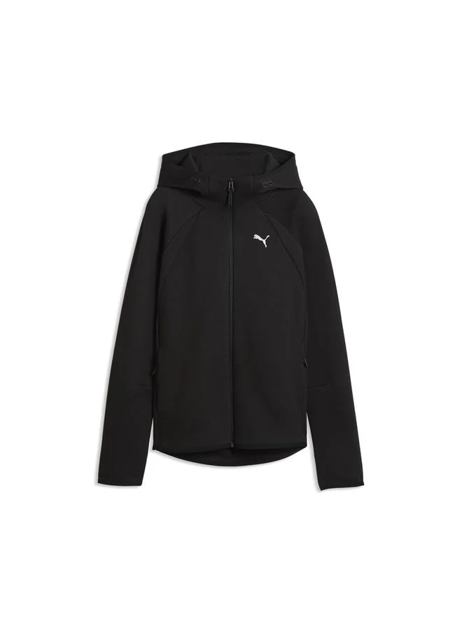 Puma PUMA Black Evostripe Full-Zip Hoodie Women for Women | Best Price UAE