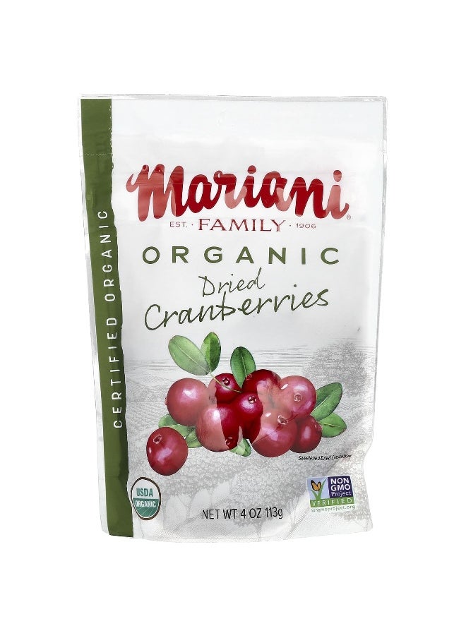 Mariani Dried Fruit Mariani Dried Fruit, Organic Dried Cranberries, 4 oz (113 g)  - Image 1