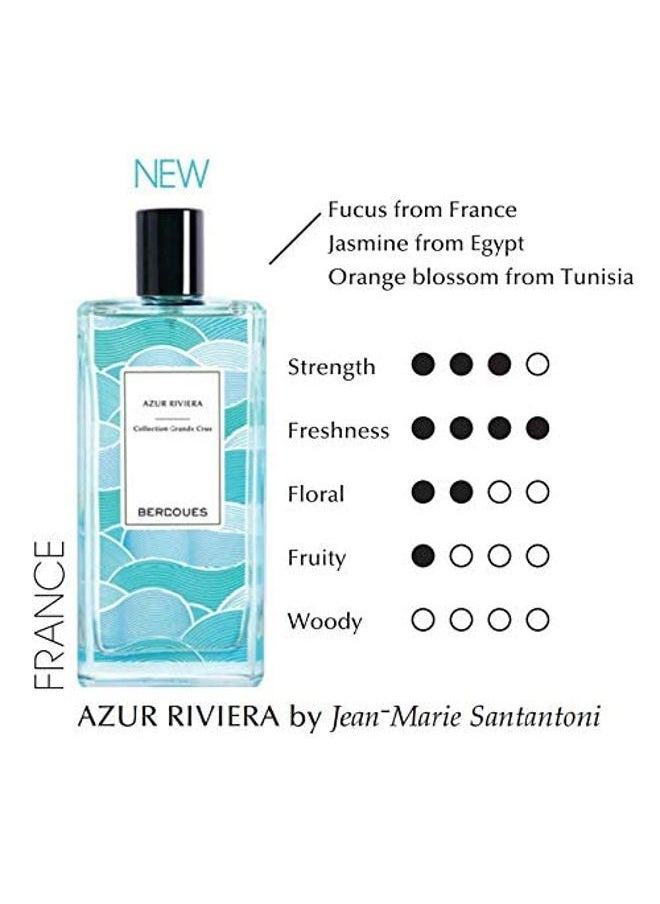 BERDOUES - Grands Crus Azur Riviera Eau de Parfum | Aquatic Scent Made in France | Spray Fragrance Men & Women | Premium Quality Ingredients 3.4 Fl Oz - Image 1
