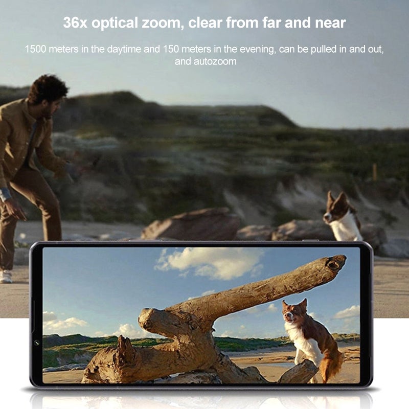 QX71 5MP Wireless WiFi Laser Spherical Camera Supports Two-way Voice&Mobile Monitoring(Black) - Image 5