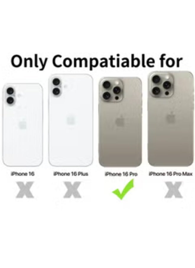 Raxoom iPhone 16 Pro 6.3 inch Slim Crystal Clear Case â€“ Shockproof, Scratch-Resistant Transparent Protective Cover - Image 2