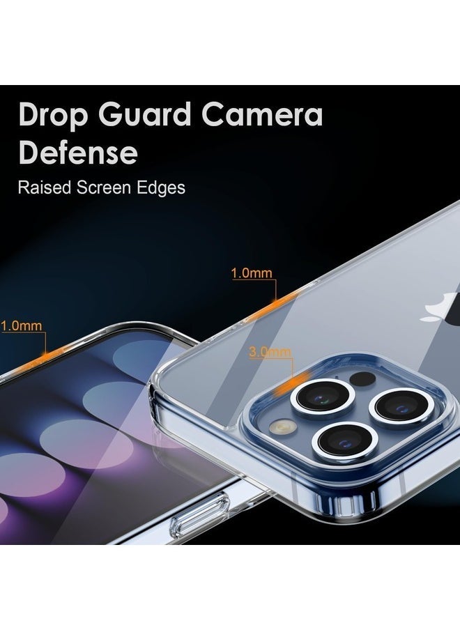 Raxoom iPhone 16 Pro 6.3 inch Slim Crystal Clear Case â€“ Shockproof, Scratch-Resistant Transparent Protective Cover - Image 4