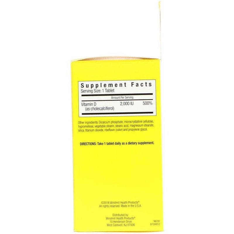 PharMaxxi Sunshine Vitamin D-3 2000 IU Tablets 60's - Image 3