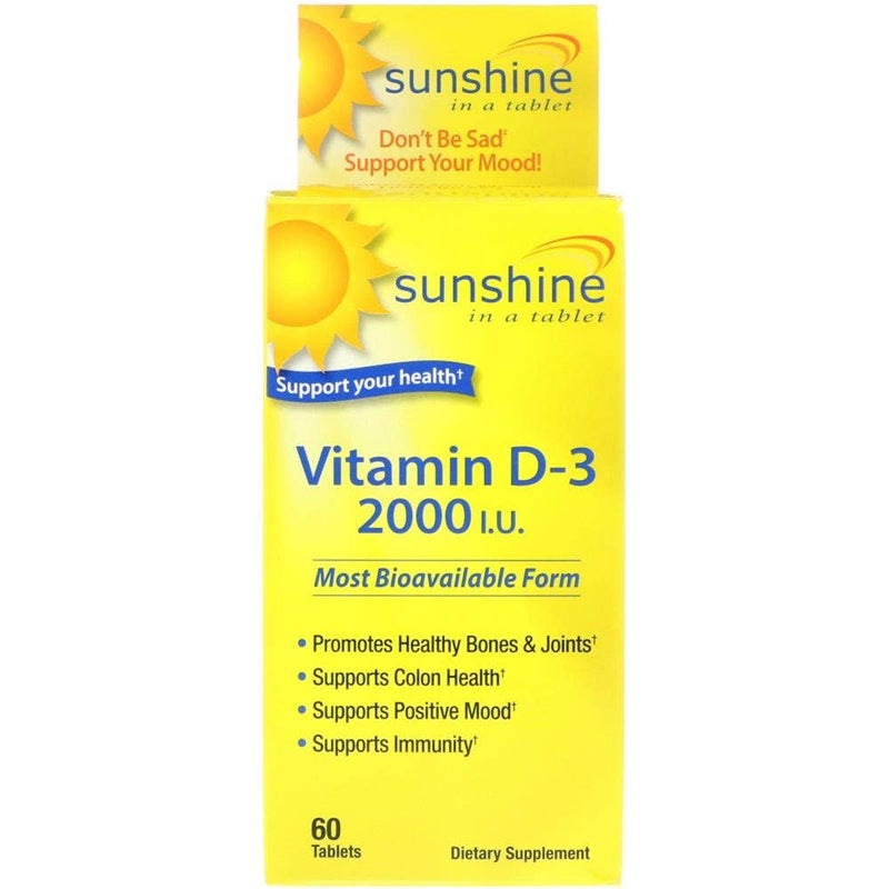 PharMaxxi Sunshine Vitamin D-3 2000 IU Tablets 60's - Image 1