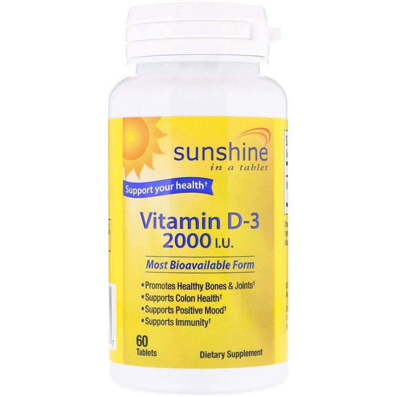 PharMaxxi Sunshine Vitamin D-3 2000 IU Tablets 60's - Image 2