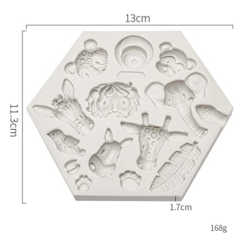CALANDIS Silicone Cake Baking Mold Animal Shape Mold for Chocolate Cookies Animal 1 - Image 2