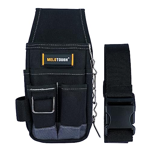 MELOTOUGH Pocket Tool Pouch Tool Belt Pouches with Belt Clip Utility Mini Tool Organizer Pouch for Electrician,Carpenter,Construction,Technician - Image 1