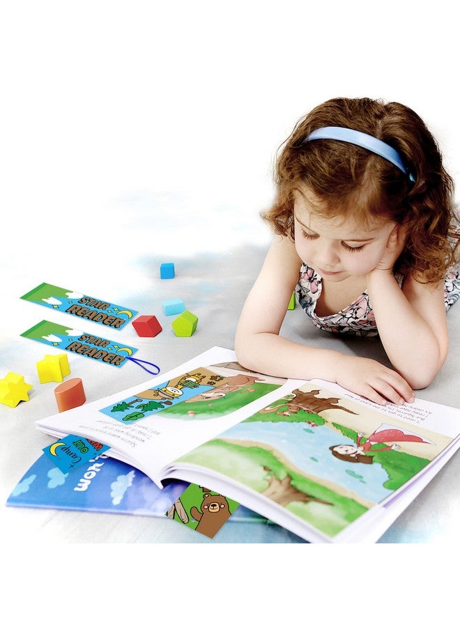 ANGOLIO 75Pcs Camping Color Your Own Bookmarks Kids Diy Coloring Blank Bookmarks Camping Party Game Prize Art Craft Supplies Birthday Goodie Bag Fillers Back To School Classroom Reading Club Rewards - Image 5