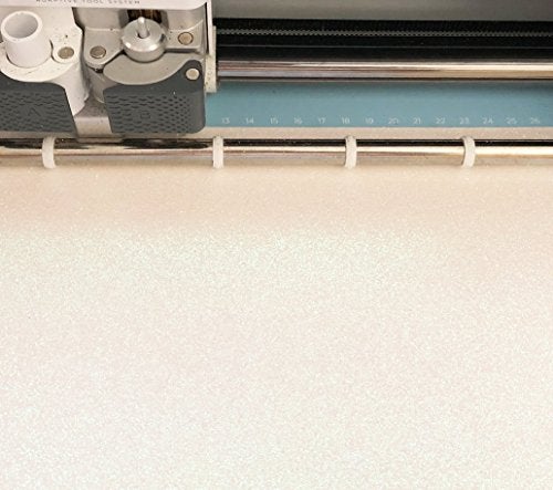 Crafasso 12" x 12" 300gms Heavy & Premium Glitter cardstock, 15 Sheets, White - Image 3