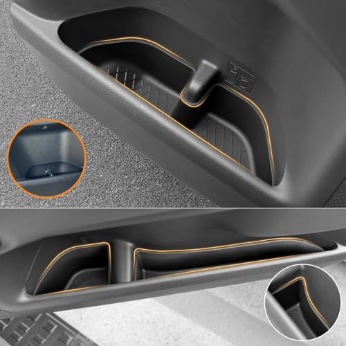 Qlhshop For 2026 2025 2024 Toyota Land Cruiser 1958 LC250 Prado Accessories - 4 Door Pocket Liner Protector with Door Handle Insert Organizer Storage Box - Front Rear Interior Accessories, 10 Pack - Image 3