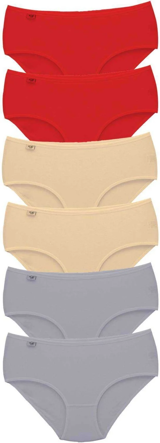 توتكو Passion 6 Pieces Passion Women High Waist Bato Thin Rubber Panties S17