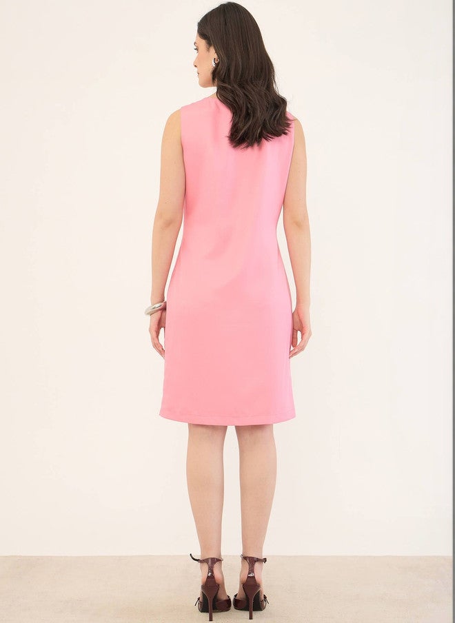 SALT ATTIRE Boat Neck Shaped Shift Dress - Image 5