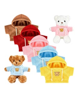 NIBEMINENT Teddy Bear Clothes, Doll Hoodie Tee Fit 14-18 Inches Stuffed Dolls, Shirt, Sublimation Animal Make Your Own Animals Plush Clothes 5 PCS  - Image 1