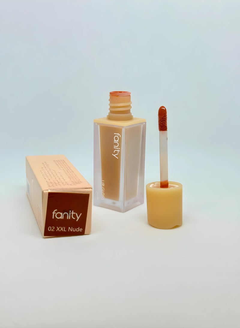 FANITY Lip Gloss Spring Crush 02 XXL Nude - Image 1