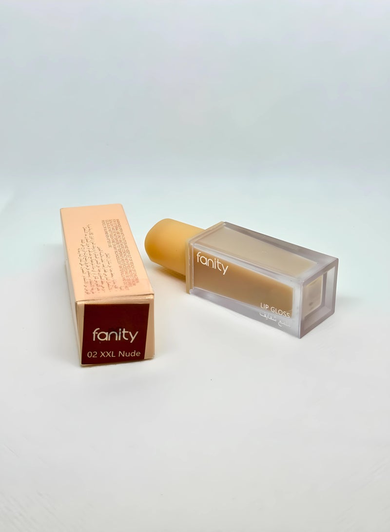 FANITY Lip Gloss Spring Crush 02 XXL Nude - Image 2