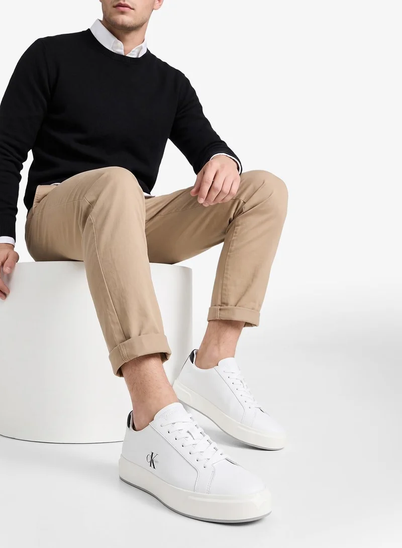 Calvin Klein Leather Cupsole Trainers