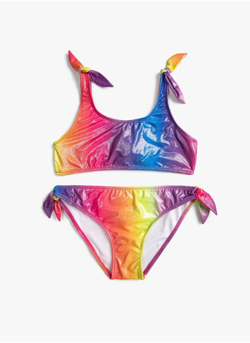 KOTON Bikini Set Gleamy Colorful