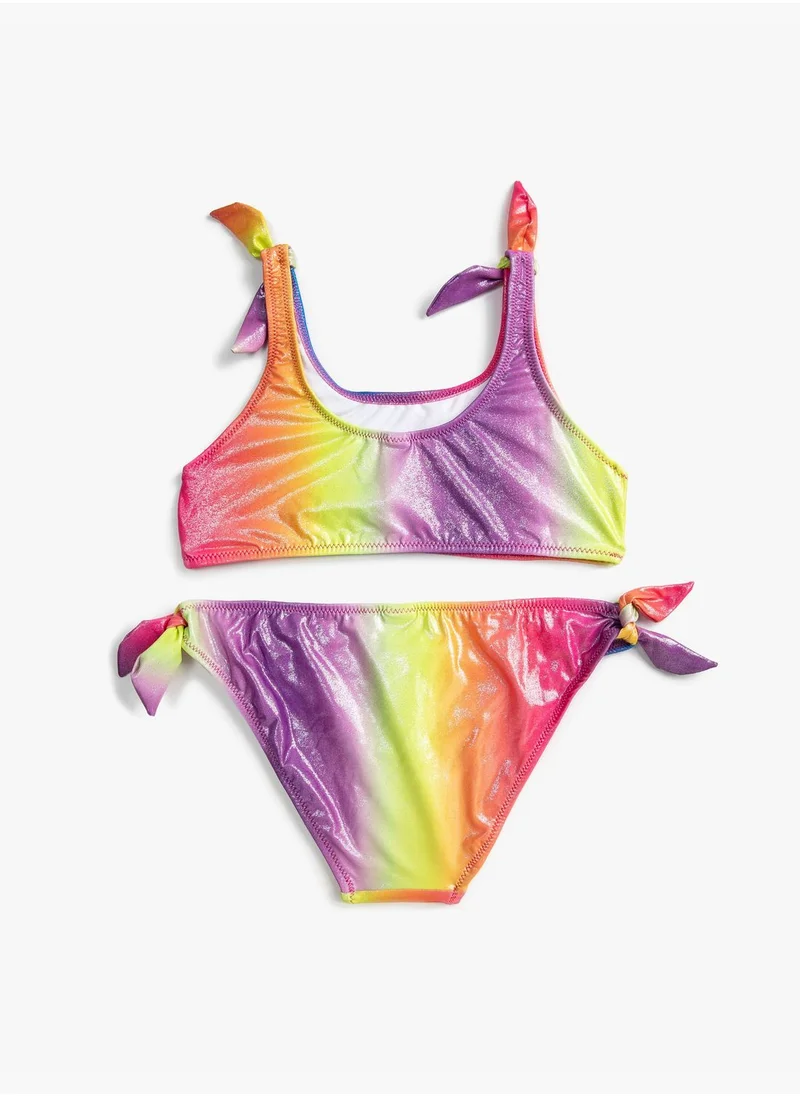 KOTON Bikini Set Gleamy Colorful
