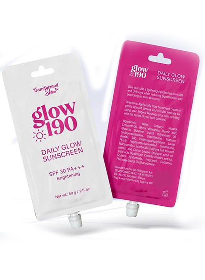 الجلد المتحول واقي الشمس جلو 190 ديلي جلو 50 جرام