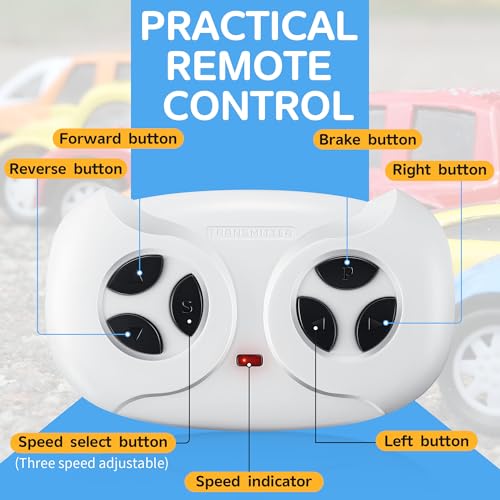 Saillong 2.4G Remote Control for Kids Electric Car, White Remote Control for 12V Electric Ride On Car/Truck/Toddler Cars, Controller Transmitter Accessories Compatible with JR1603, JR1602FCC, HY2012 - Image 2