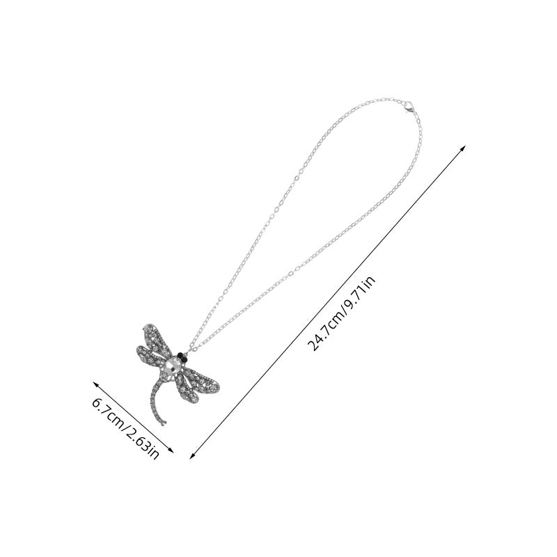 Car Decoration with Dragonfly Pendant, Elegant Alloy Design for Interior Styling - Image 2