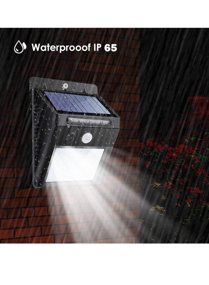 【4 pack】 35 LED Solar Lights Outdoor Waterproof Solar Motion Sensor Light Wireless Lights Outside Wall Lamp for Driveway Patio Garden Path  - Image 3